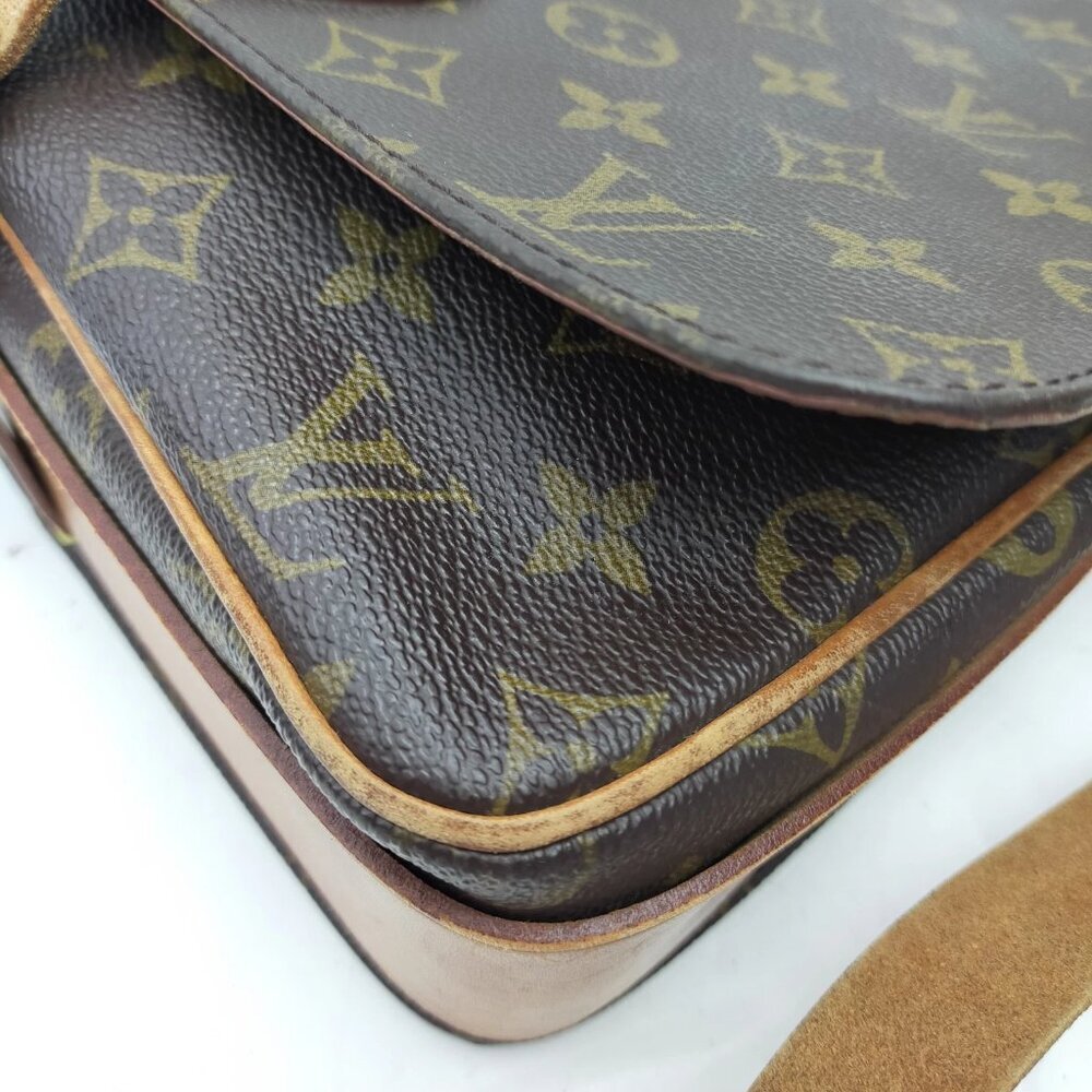 Authentic Louis Vuitton Cartouchiere GM Monogram Crossbody Bag 194-112025 - Picture 7 of 10